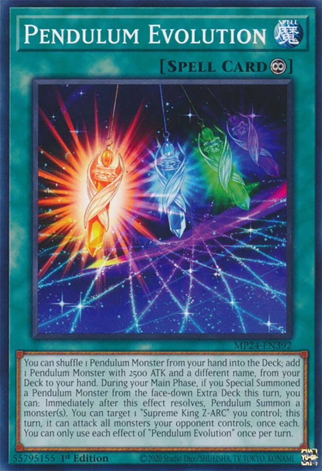 Pendulum Evolution (card) [MP24-EN392] Common | Pegasus Games WI
