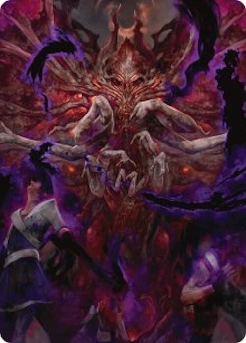 Damnation Art Card [Duskmourn: House of Horror Art Series] | Pegasus Games WI