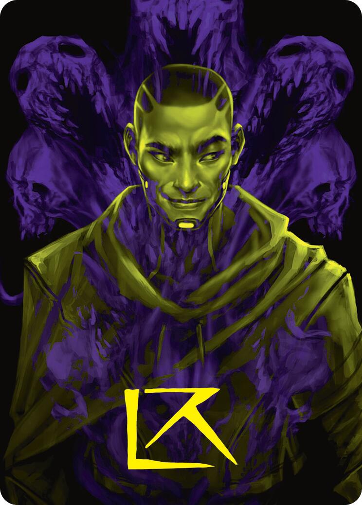 Kaito, Bane of Nightmares Art Card (Gold-Stamped Signature) [Duskmourn: House of Horror Art Series] | Pegasus Games WI