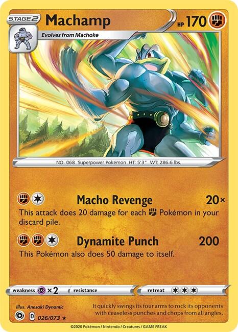 Machamp (26/73) (Intro Deck) [Sword & Shield: Champion's Path] | Pegasus Games WI
