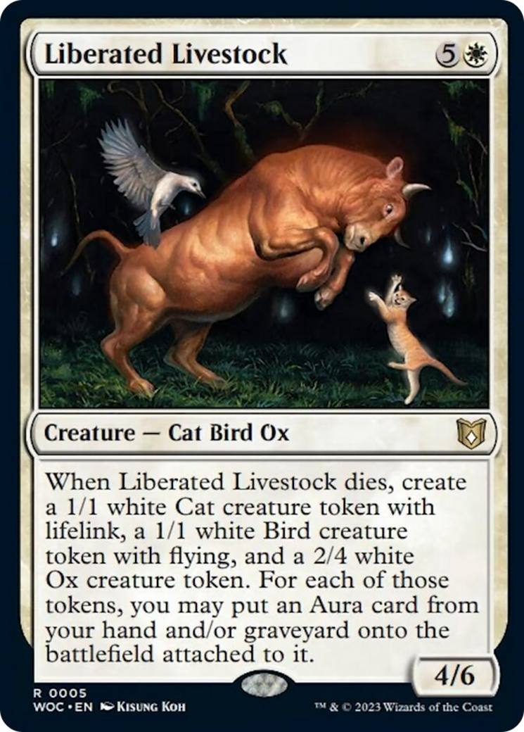 Liberated Livestock [Wilds of Eldraine Commander] | Pegasus Games WI
