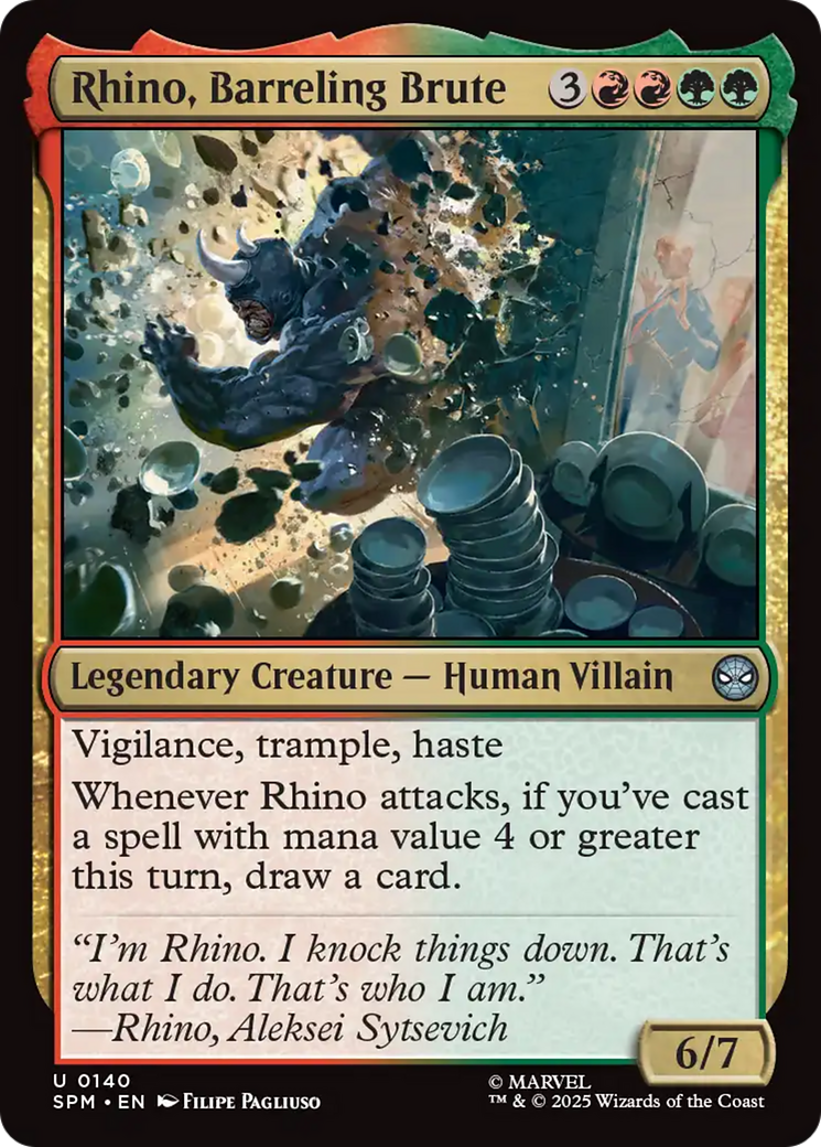 Rhino, Barreling Brute [Marvel's Spider-Man] | Pegasus Games WI