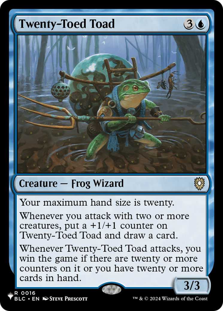 Twenty-Toed Toad [The List] | Pegasus Games WI