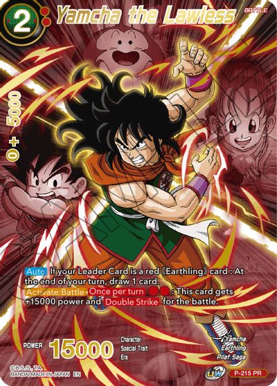 Yamcha the Lawless (Alternate Art) (P-215) [Special Anniversary Set 2021] | Pegasus Games WI