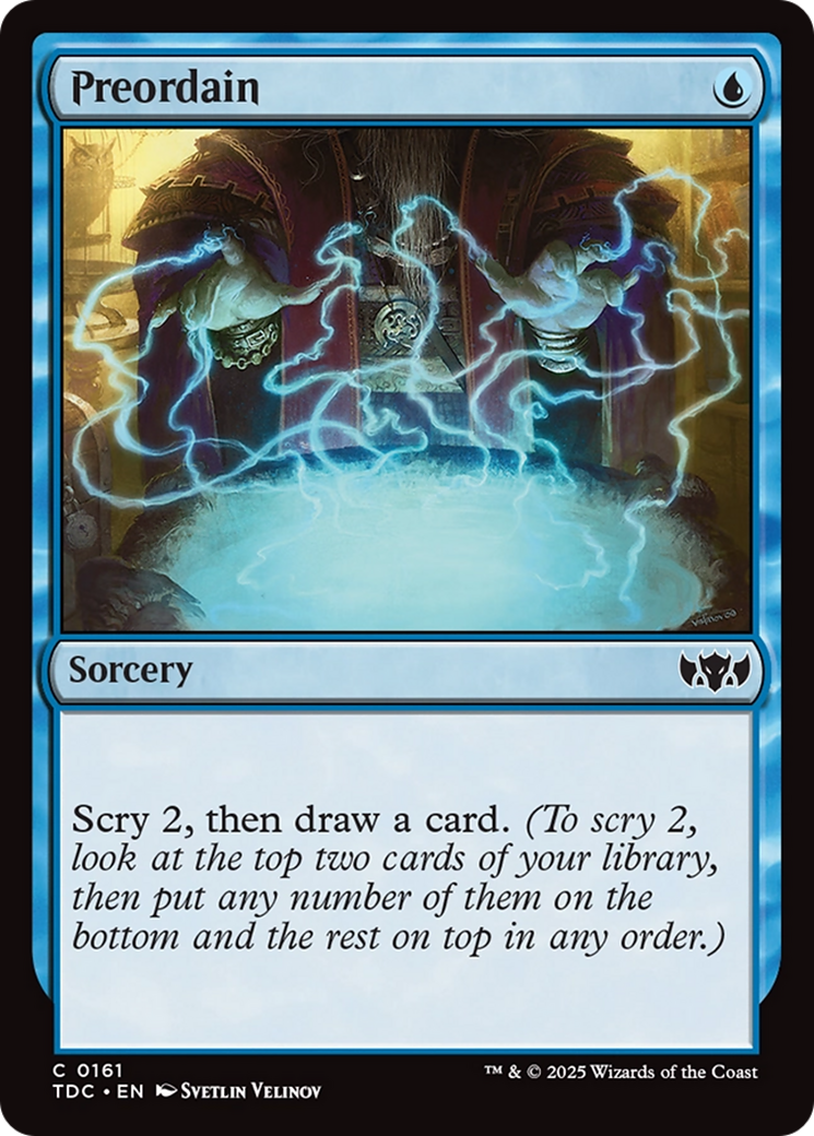 Preordain [Tarkir: Dragonstorm Commander] | Pegasus Games WI