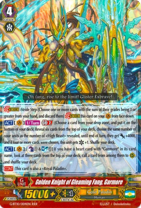 Golden Knight of Gleaming Fang, Garmore (G-BT10/004EN) [Raging Clash of the Blade Fangs] | Pegasus Games WI