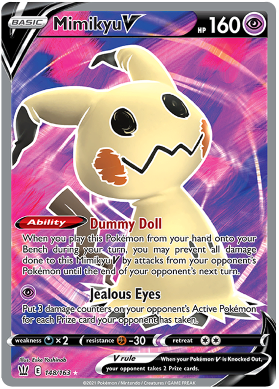 Mimikyu V (148/163) [Sword & Shield: Battle Styles] | Pegasus Games WI