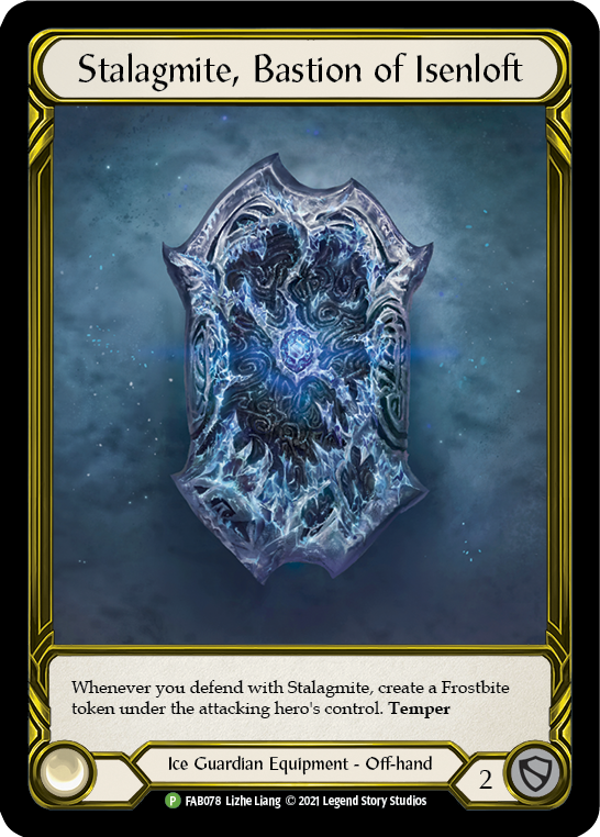 Stalagmite, Bastion of Isenloft (Golden) [FAB078] (Promo)  Cold Foil | Pegasus Games WI