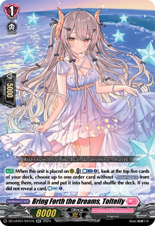 Bring Forth the Dreams, Tolteily (DZ-LBT01/041EN) [Lyrical Monasterio Sparkling Stars!] | Pegasus Games WI