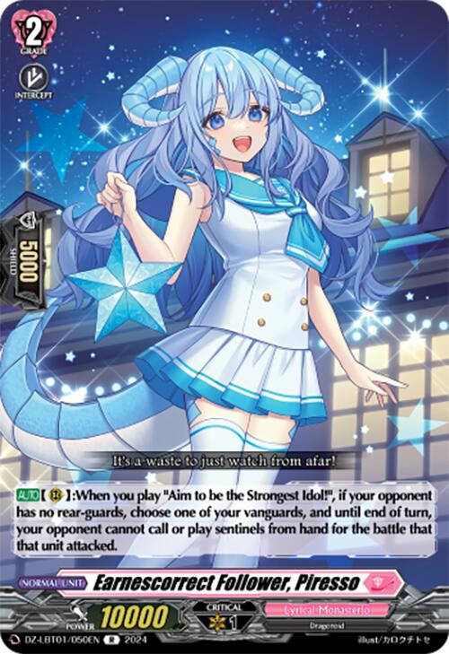 Earnescorrect Follower, Piresso (DZ-LBT01/050EN) [Lyrical Monasterio Sparkling Stars!] | Pegasus Games WI