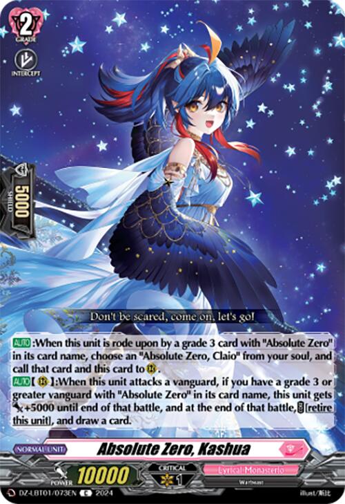 Absolute Zero, Kashua (DZ-LBT01/073EN) [Lyrical Monasterio Sparkling Stars!] | Pegasus Games WI