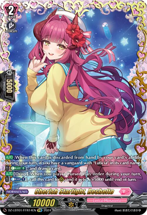 Cherish Starlight, Reshelto (DZ-LBT01/FFR14EN) [Lyrical Monasterio Sparkling Stars!] | Pegasus Games WI