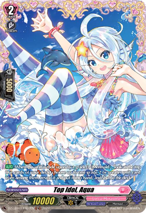 Top Idol, Aqua (DZ-LBT01/FR07EN) [Lyrical Monasterio Sparkling Stars!] | Pegasus Games WI