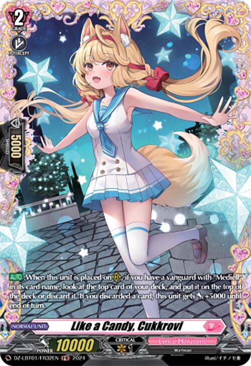 Like a Candy, Cukkrovi (DZ-LBT01/FR32EN) [Lyrical Monasterio Sparkling Stars!] | Pegasus Games WI