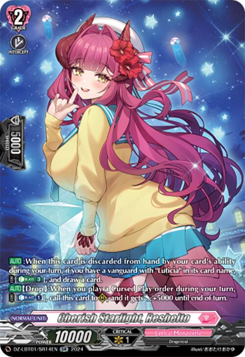 Cherish Starlight, Reshelto (DZ-LBT01/SR14EN) [Lyrical Monasterio Sparkling Stars!] | Pegasus Games WI