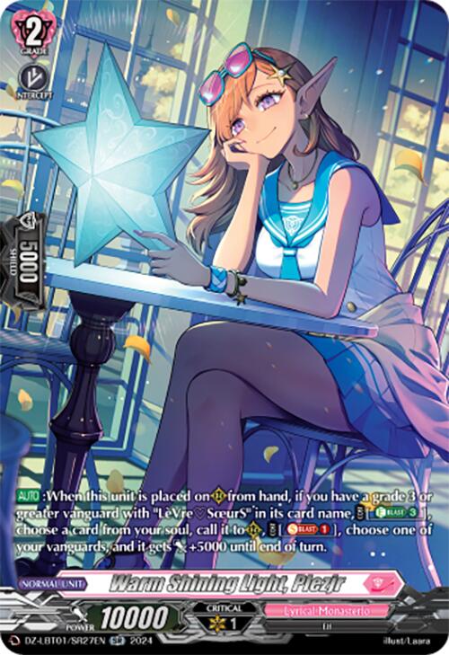 Warm Shining Light, Plezjr (DZ-LBT01/SR27EN) [Lyrical Monasterio Sparkling Stars!] | Pegasus Games WI