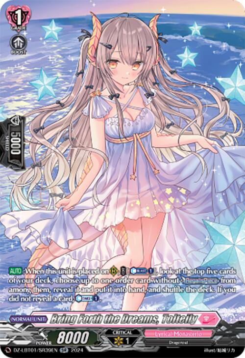 Bring Forth the Dreams, Tolteily (DZ-LBT01/SR39EN) [Lyrical Monasterio Sparkling Stars!] | Pegasus Games WI