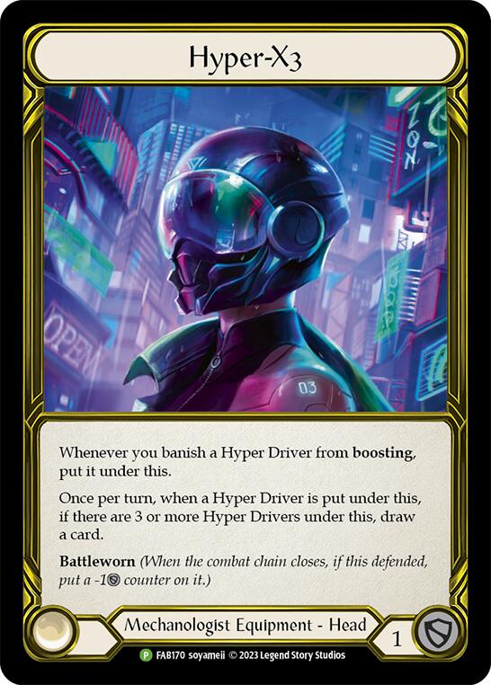 Hyper-X3 [FAB170] (Promo)  Cold Foil | Pegasus Games WI