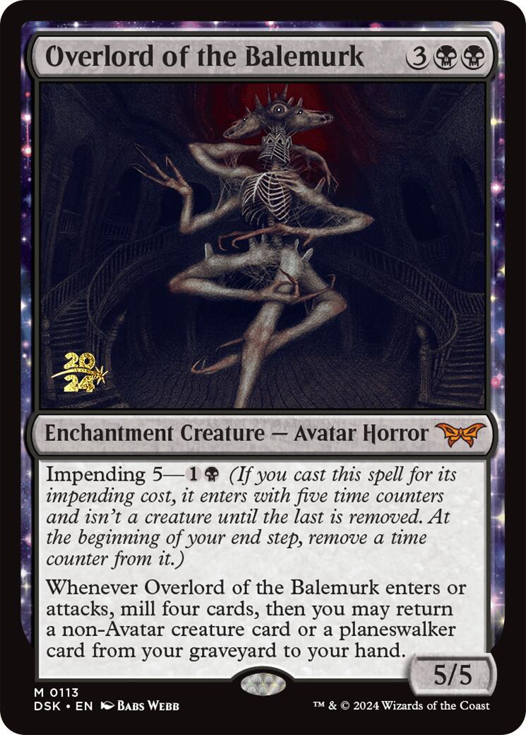 Overlord of the Balemurk [Duskmourn: House of Horror Prerelease Promos] | Pegasus Games WI