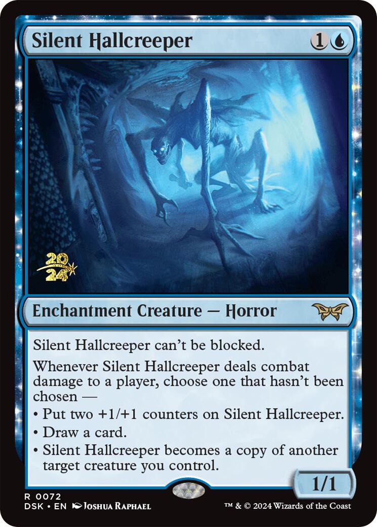 Silent Hallcreeper [Duskmourn: House of Horror Prerelease Promos] | Pegasus Games WI