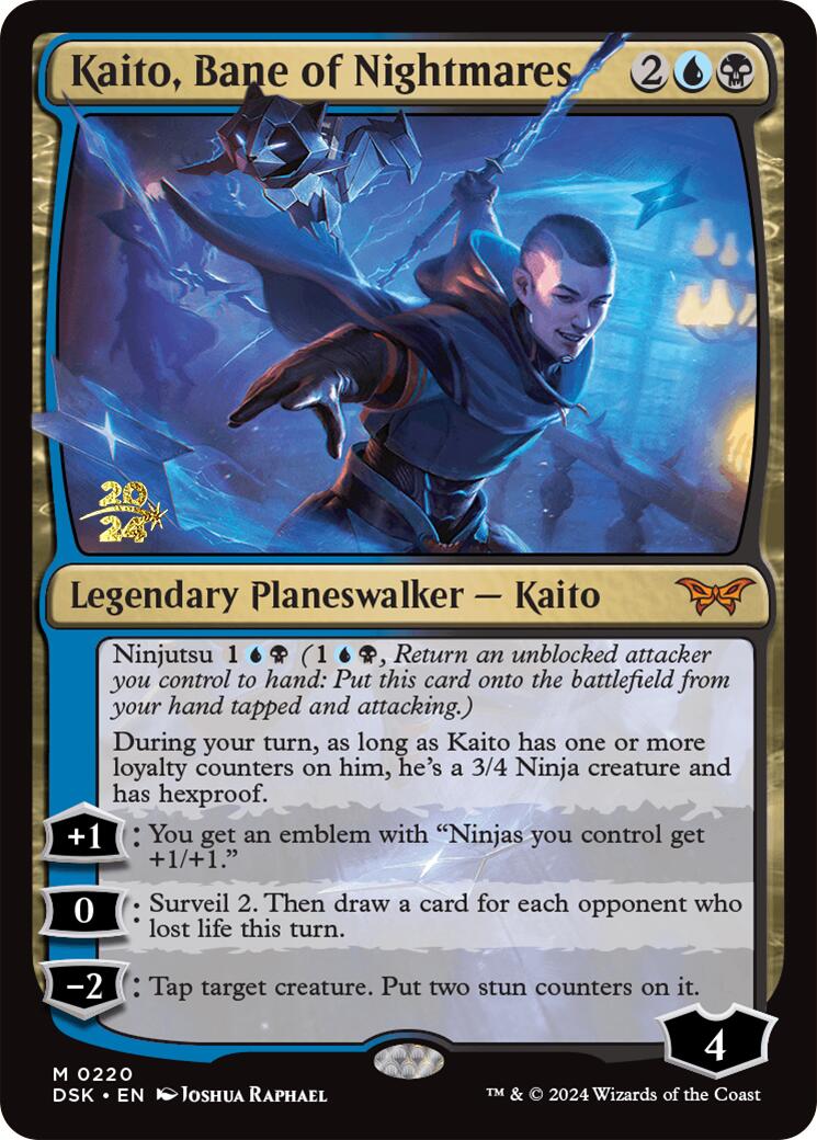 Kaito, Bane of Nightmares [Duskmourn: House of Horror Prerelease Promos] | Pegasus Games WI