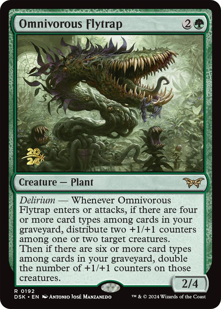 Omnivorous Flytrap [Duskmourn: House of Horror Prerelease Promos] | Pegasus Games WI