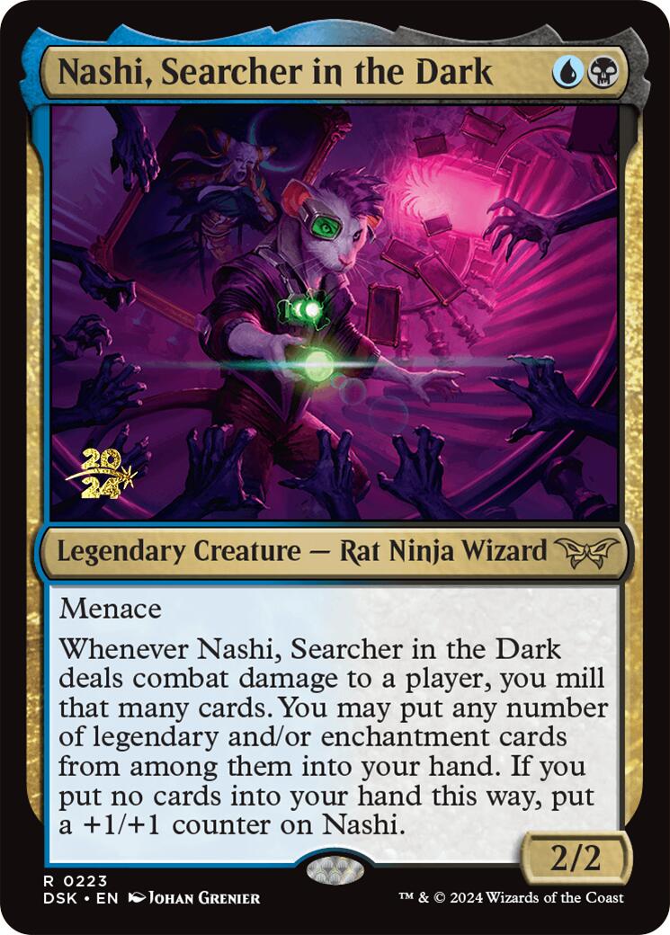 Nashi, Searcher in the Dark [Duskmourn: House of Horror Prerelease Promos] | Pegasus Games WI