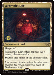 Valgavoth's Lair [Duskmourn: House of Horror Prerelease Promos] | Pegasus Games WI