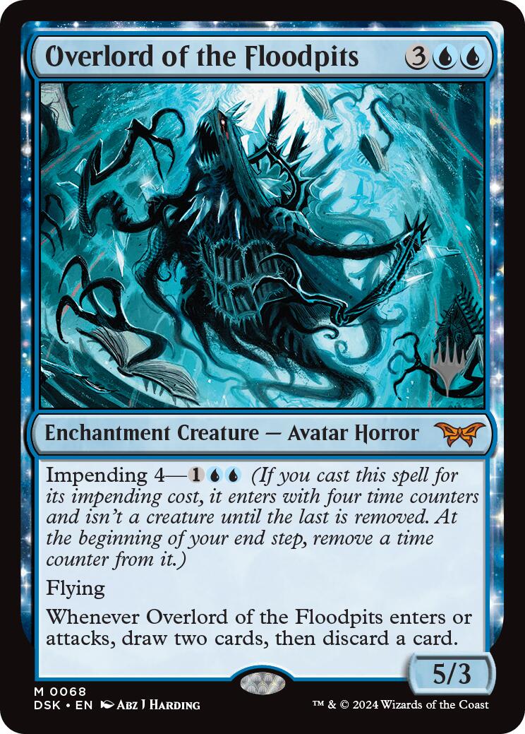 Overlord of the Floodpits [Duskmourn: House of Horror Promos] | Pegasus Games WI