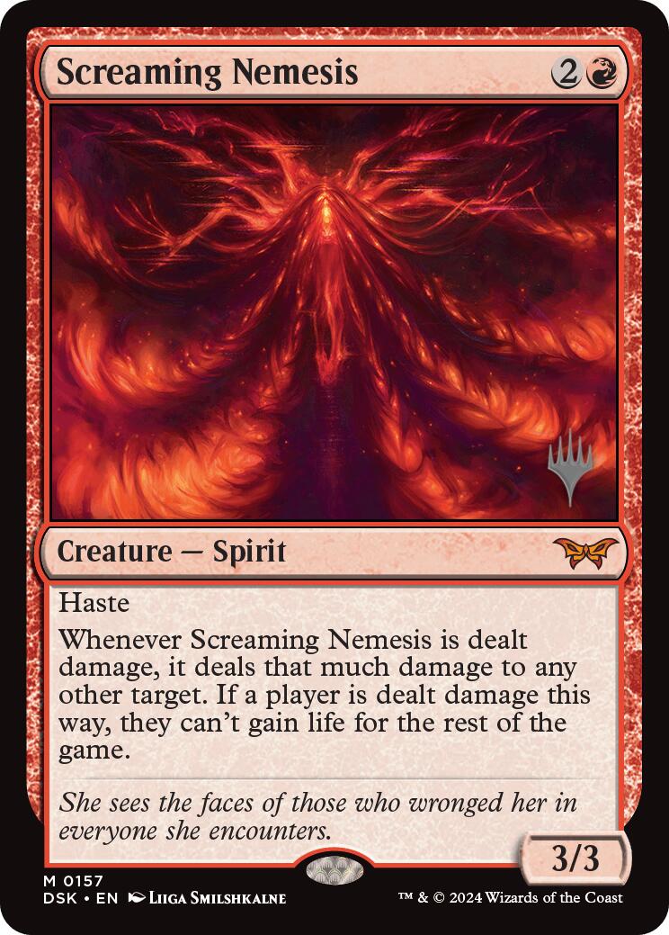 Screaming Nemesis (Promo Pack) [Duskmourn: House of Horror Promos] | Pegasus Games WI