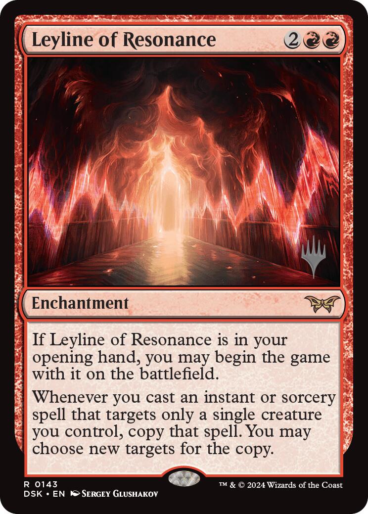 Leyline of Resonance (Promo Pack) [Duskmourn: House of Horror Promos] | Pegasus Games WI