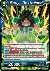 Broly, Restrained (BT26-052) [Ultimate Advent] | Pegasus Games WI