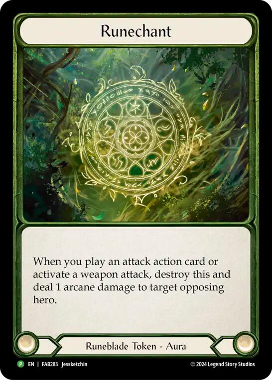 Runechant [FAB283] (Promo)  Cold Foil | Pegasus Games WI