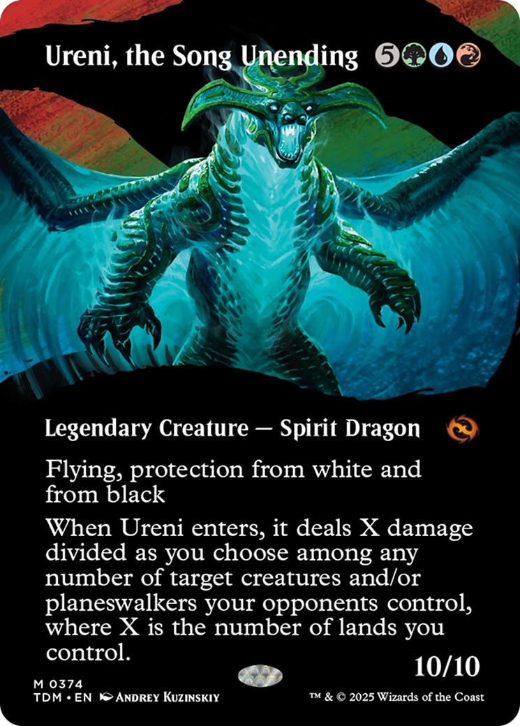 Ureni, the Song Unending (Borderless) [Tarkir: Dragonstorm] | Pegasus Games WI