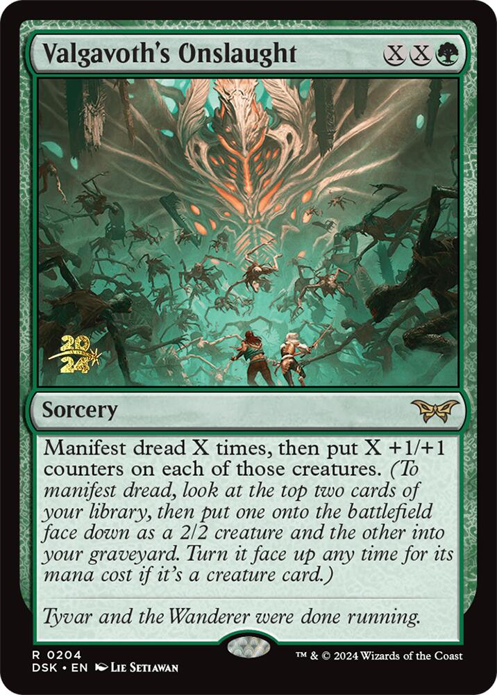 Valgavoth's Onslaught [Duskmourn: House of Horror Prerelease Promos] | Pegasus Games WI