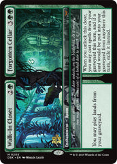 Walk-In Closet // Forgotten Cellar [Duskmourn: House of Horror Prerelease Promos] | Pegasus Games WI