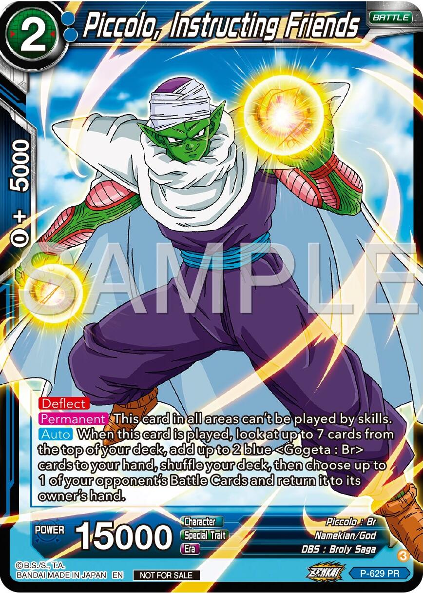 Piccolo, Instructing Friends (Zenkai Series Tournament Pack Vol.9) (P-629) [Promotion Cards] | Pegasus Games WI