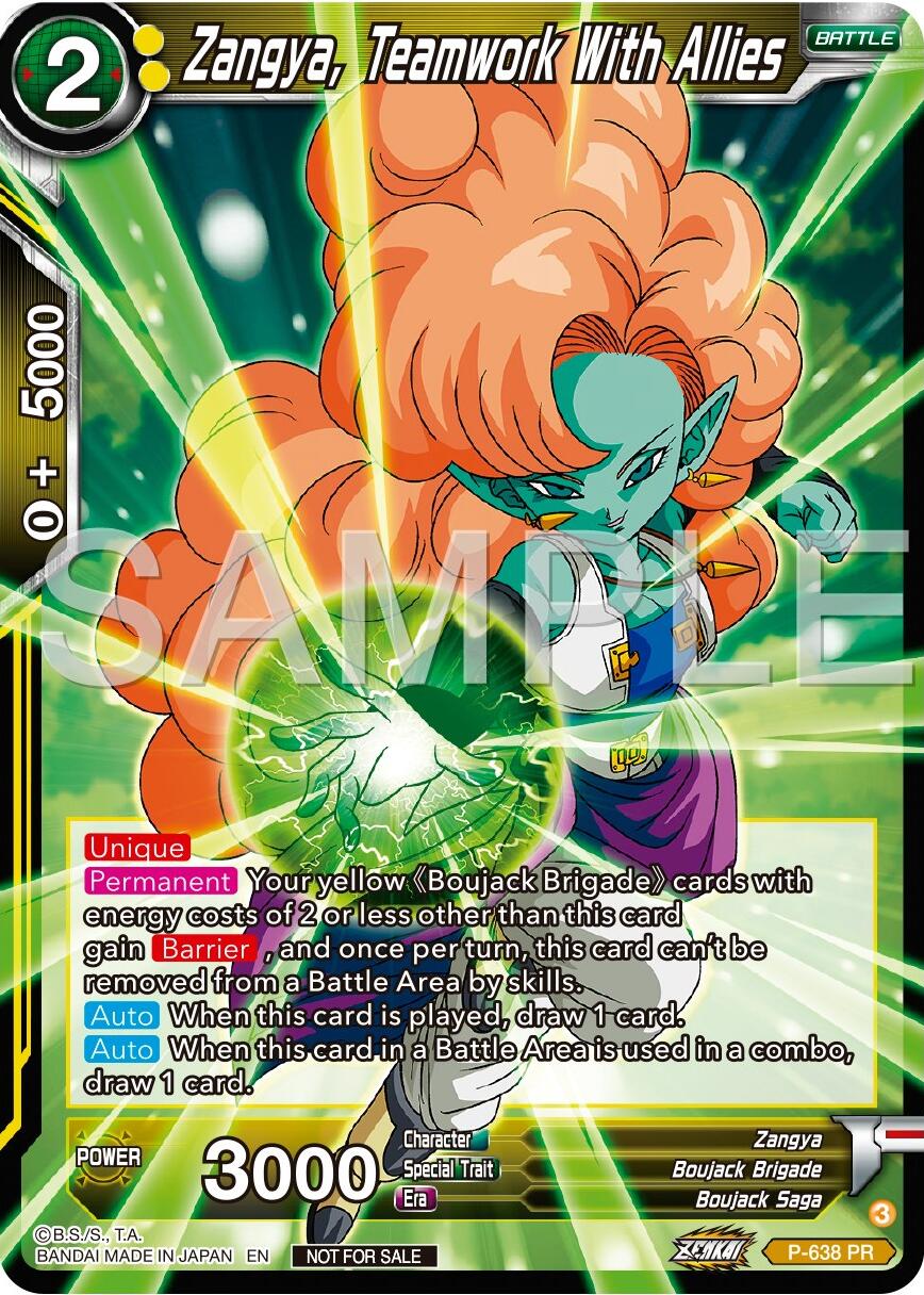 Zangya, Teamwork With Allies (Zenkai Series Tournament Pack Vol.9) (P-638) [Promotion Cards] | Pegasus Games WI