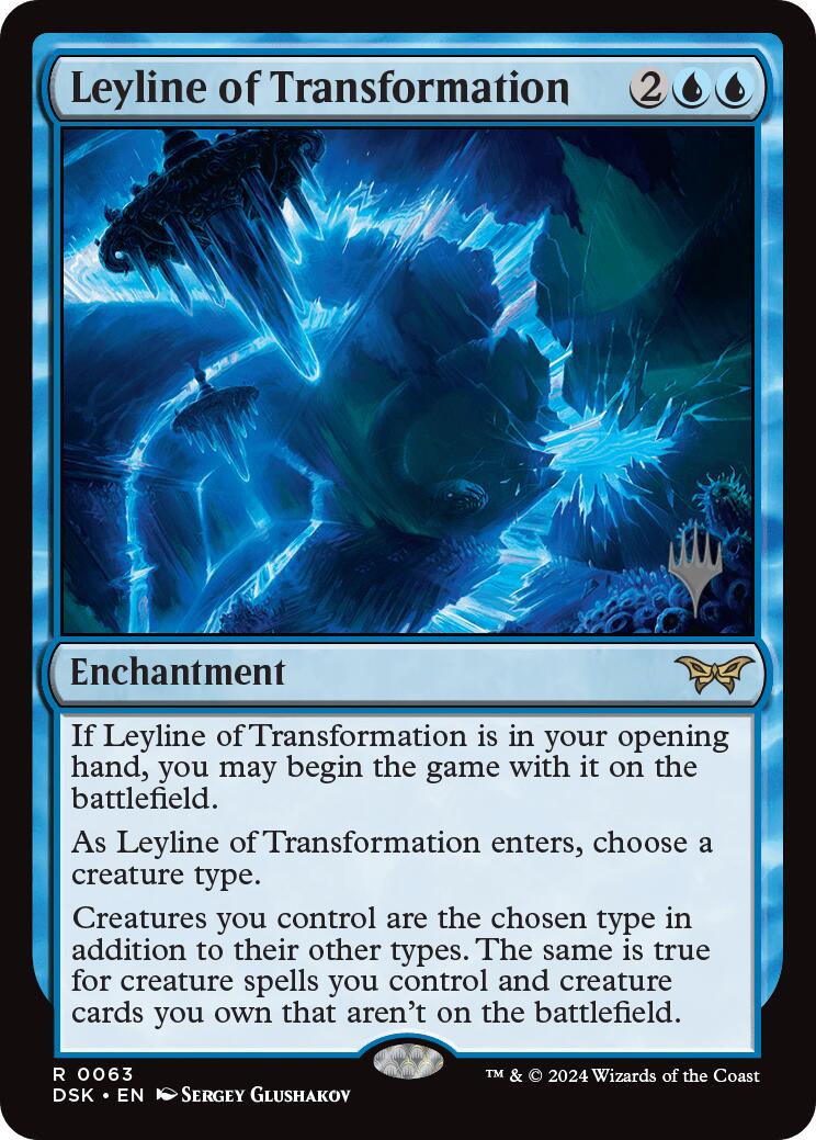 Leyline of Transformation (Promo Pack) [Duskmourn: House of Horror Promos] | Pegasus Games WI