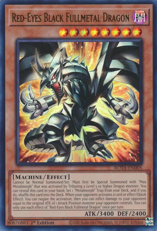 Red-Eyes Black Fullmetal Dragon [ROTA-EN005] Ultra Rare | Pegasus Games WI