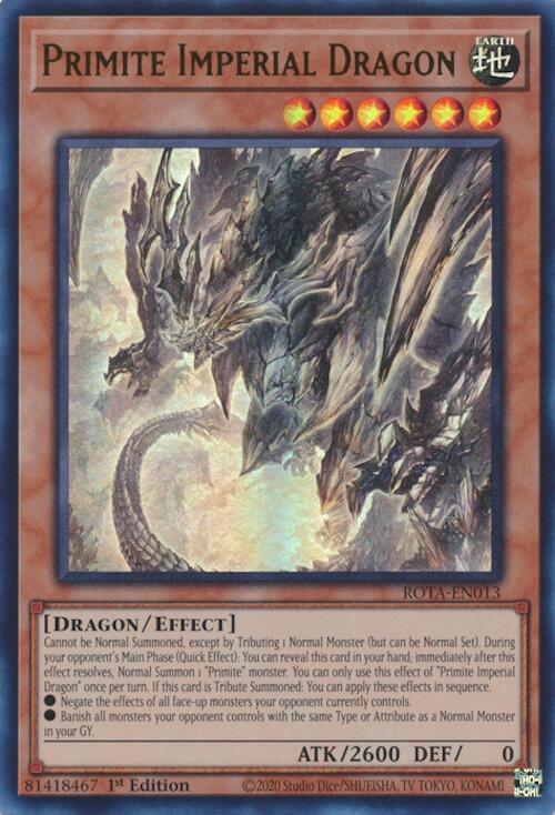 Primite Imperial Dragon [ROTA-EN013] Ultra Rare | Pegasus Games WI