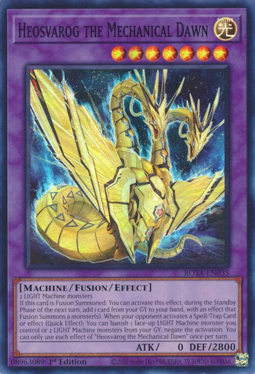 Heosvarog the Mechanical Dawn [ROTA-EN035] Super Rare | Pegasus Games WI
