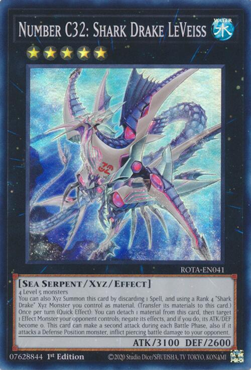 Number C32: Shark Drake LeVeiss [ROTA-EN041] Super Rare | Pegasus Games WI