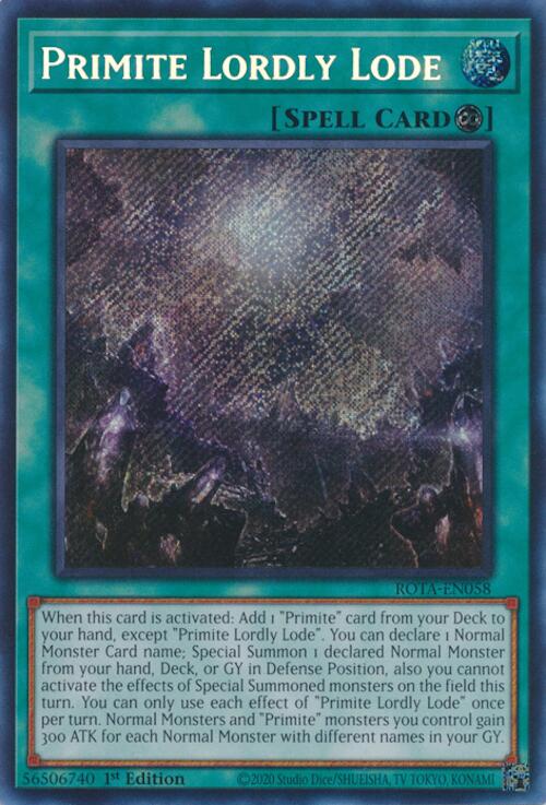 Primite Lordly Lode [ROTA-EN058] Secret Rare | Pegasus Games WI