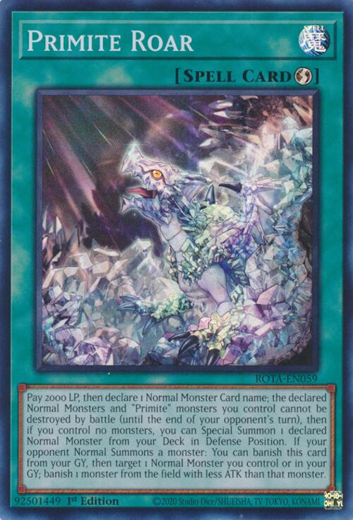 Primite Roar [ROTA-EN059] Super Rare | Pegasus Games WI