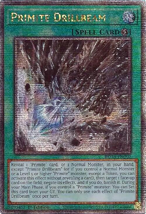 Primite Drillbeam (Quarter Century Secret Rare) [ROTA-EN060] Quarter Century Secret Rare | Pegasus Games WI