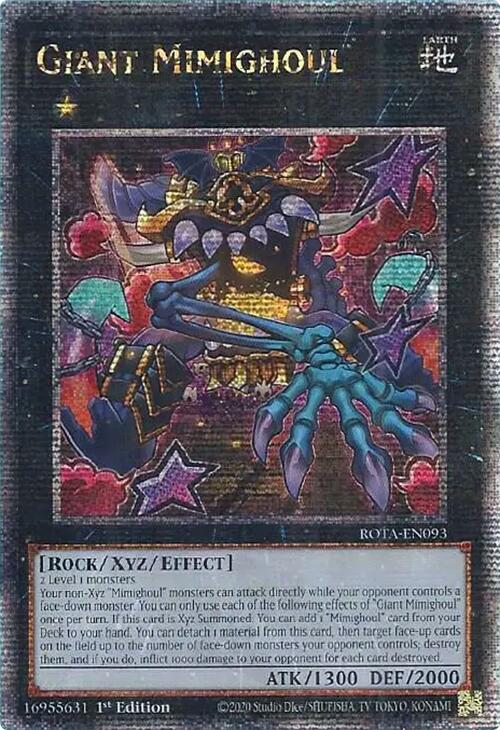 Giant Mimighoul (Quarter Century Secret Rare) [ROTA-EN093] Quarter Century Secret Rare | Pegasus Games WI