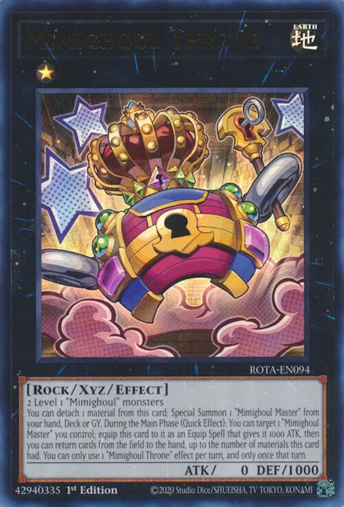 Mimighoul Throne [ROTA-EN094] Ultra Rare | Pegasus Games WI