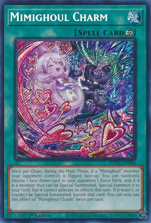 Mimighoul Charm [ROTA-EN096] Secret Rare | Pegasus Games WI