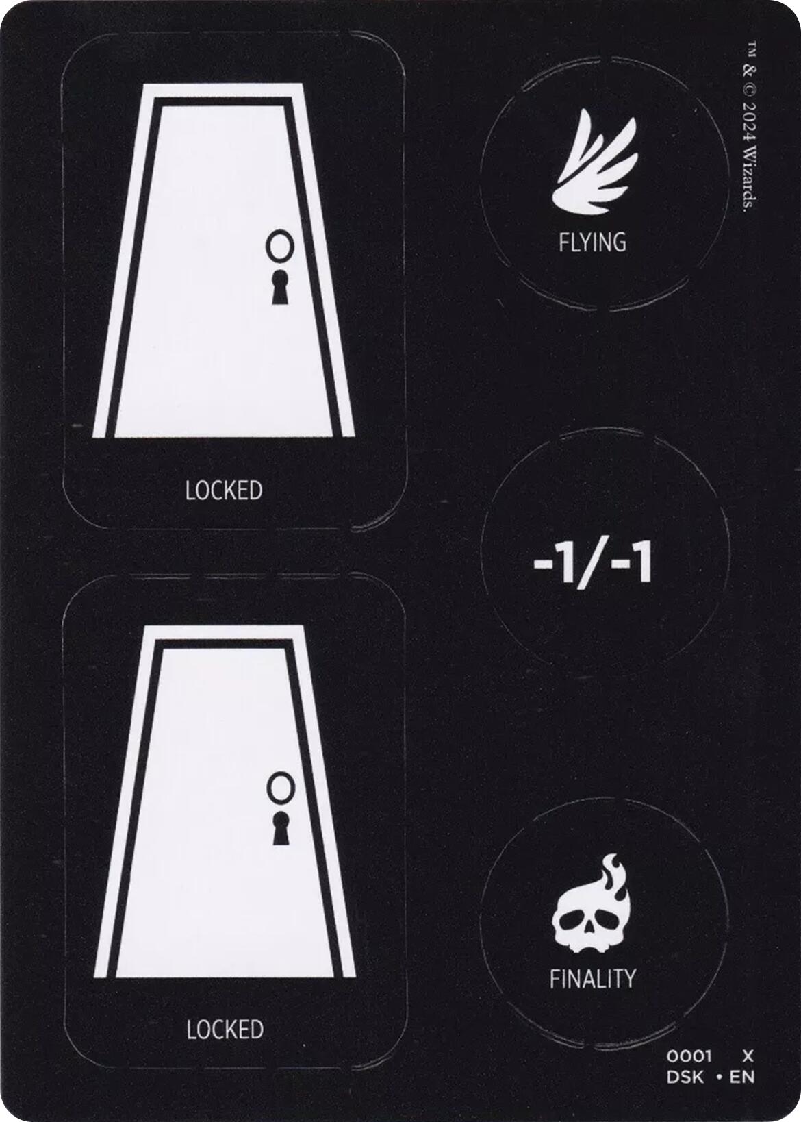 Punch Card Token (1 // 2) [Duskmourn: House of Horror Tokens] | Pegasus Games WI